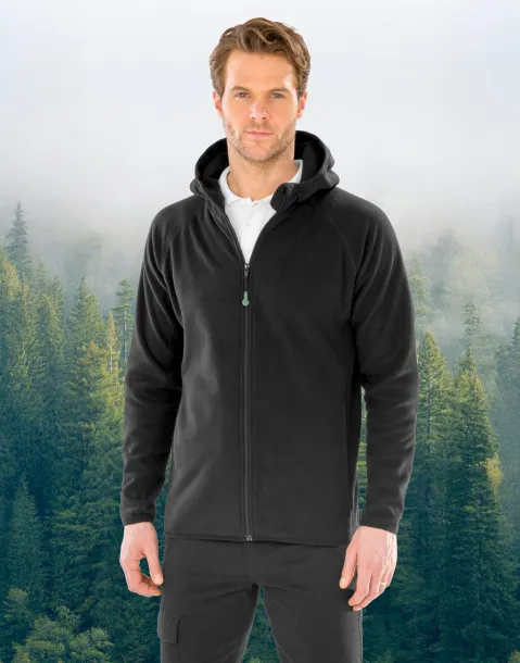  Hooded Recycled Microfleece Jacket - Result Recycled