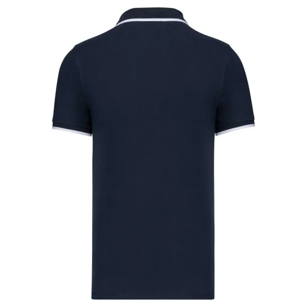  MEN'S SHORT-SLEEVED POLO SHIRT - Kariban Navy White