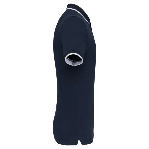  MEN'S SHORT-SLEEVED POLO SHIRT - Kariban Navy White