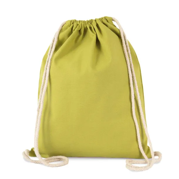  DRAWSTRING BAG WITH THICK STRAPS - Kimood Burnt Lime