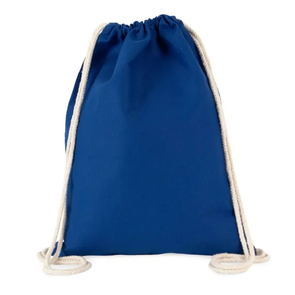  Pamučni ruksak s vezicama za naramenice - Kimood Royal Blue