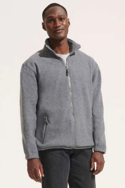  SOL'S NORTH MEN - ZIPPED FLEECE JACKET - SOL'S White