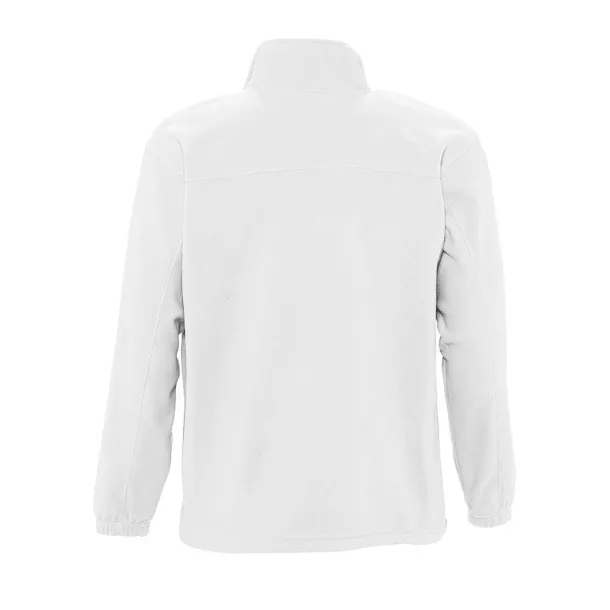  SOL'S NORTH MEN - ZIPPED FLEECE JACKET - SOL'S White
