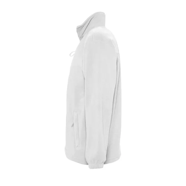  SOL'S NORTH MEN - ZIPPED FLEECE JACKET - SOL'S White
