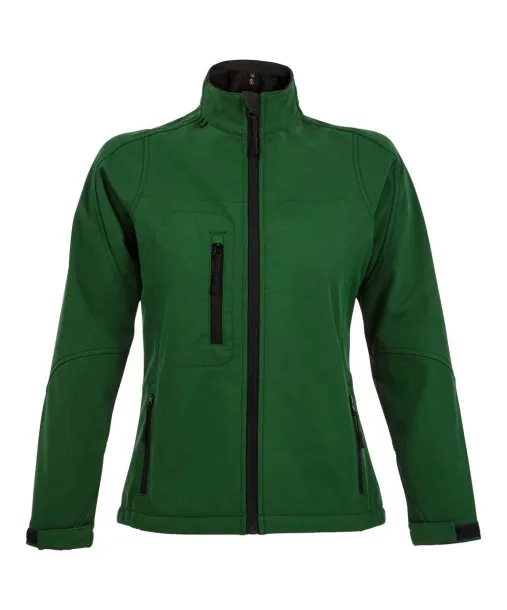  SOL'S ROXY - WOMEN'S SOFTSHELL ZIPPED JACKET - SOL'S Bottle Green