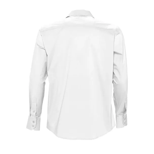 SOL'S BRIGHTON LONG SLEEVE STRETCH MEN'S SHIRT - SOL'S White
