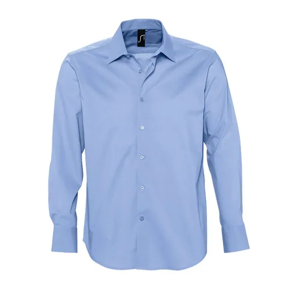 SOL'S BRIGHTON LONG SLEEVE STRETCH MEN'S SHIRT - SOL'S Bright Sky