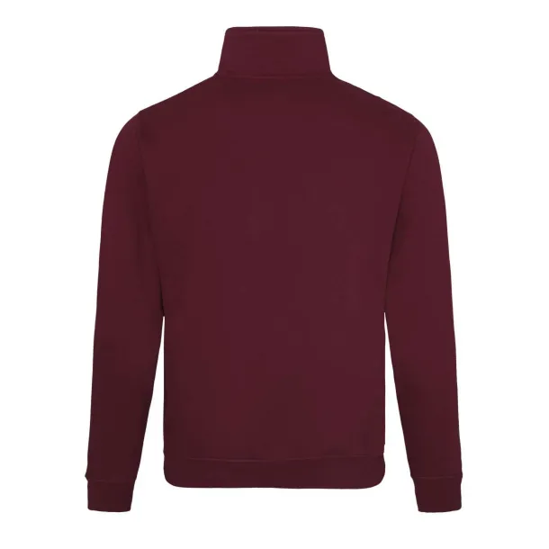  Majica s 1/4 patenta na prsima, 280 g/m2 - Just Hoods burgundac