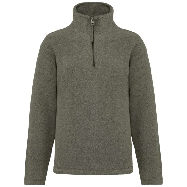 ENZO Majica od mikroflisa - Kariban Green Marble Heather