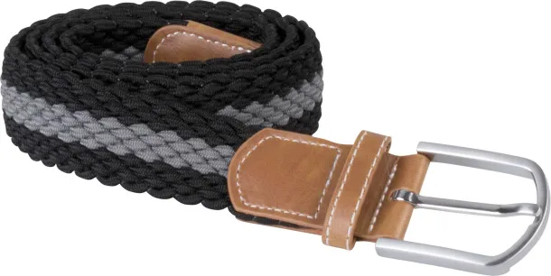  Plesteni elastični remen - K-UP Crna Mid Grey