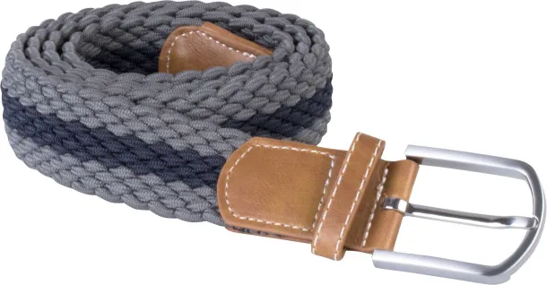  Plesteni elastični remen - K-UP Mid Grey Mornarsko plava