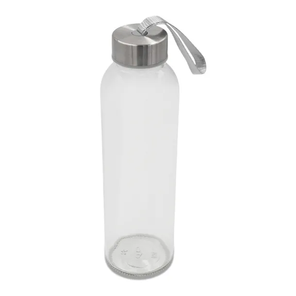 AQUA FLOW glass bottle 500 ml Transparent