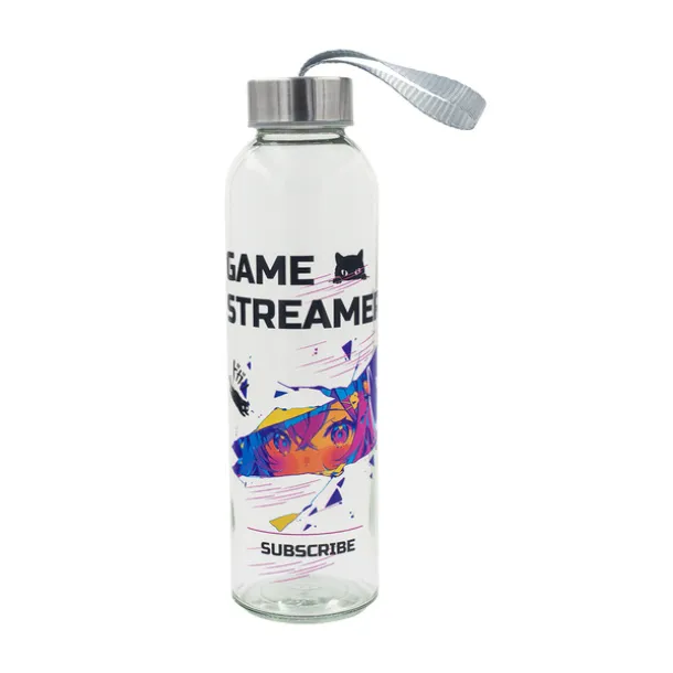 AQUA FLOW glass bottle 500 ml Transparent