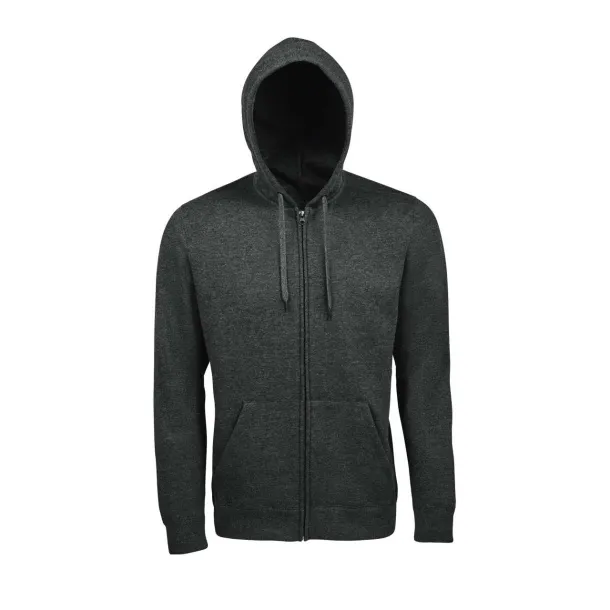  SOL'S SEVEN MEN - JACKET WITH LINED HOOD - SOL'S Charcoal Melange