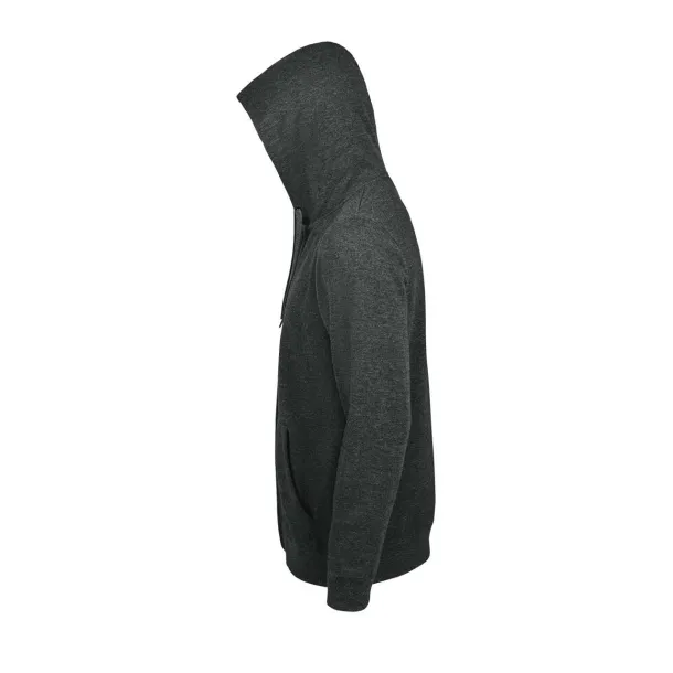  Muška hood trenirka, 280 g/m2 - SOL'S Charcoal Melange