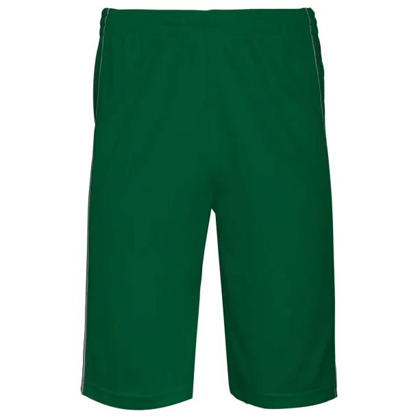  KID'S BASKET BALL SHORTS - Proact Dark Kelly Green