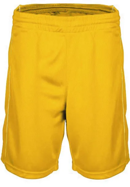  KID'S BASKET BALL SHORTS - Proact Sporty Yellow