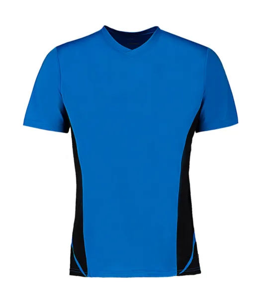  Regular Fit Cooltex® Panel V Neck Tee - Gamegear Electric Blue Black