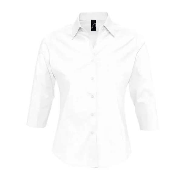 SOL'S EFFECT 3/4 SLEEVE STRETCH WOMEN'S SHIRT - SOL'S White