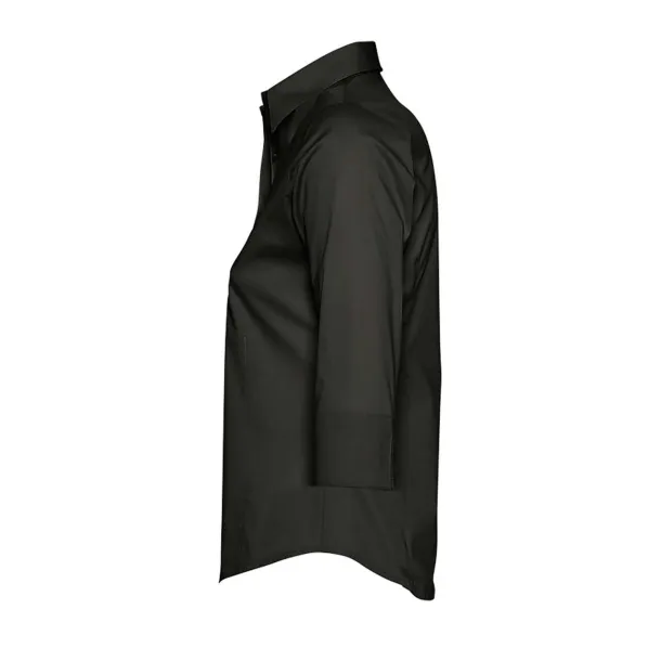 SOL'S EFFECT 3/4 SLEEVE STRETCH WOMEN'S SHIRT - SOL'S Black