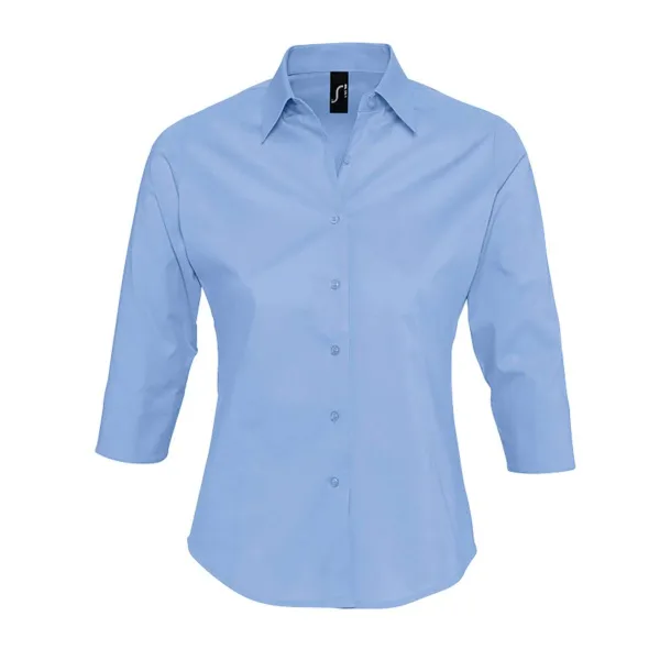 SOL'S EFFECT 3/4 SLEEVE STRETCH WOMEN'S SHIRT - SOL'S Bright Sky