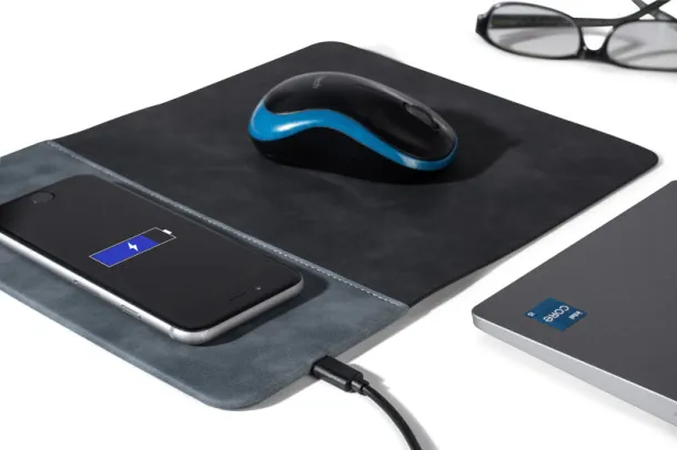 ENERGO Mousepad with wireless charger Mornarski plava