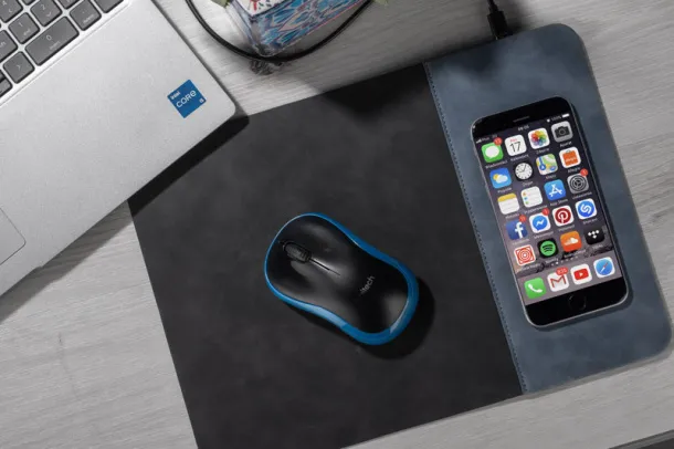 ENERGO Mousepad with wireless charger Mornarski plava