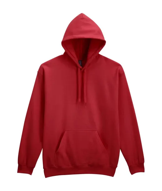  Softstyle® midweight flis unisex hoodie, 285 g/m² - Gildan Cardinal Red