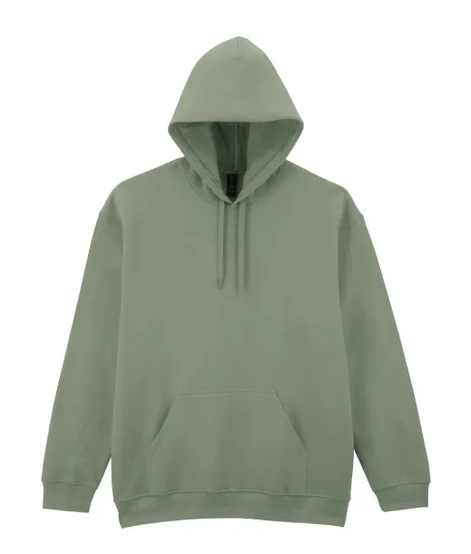  Softstyle® midweight flis unisex hoodie, 285 g/m² - Gildan Sage