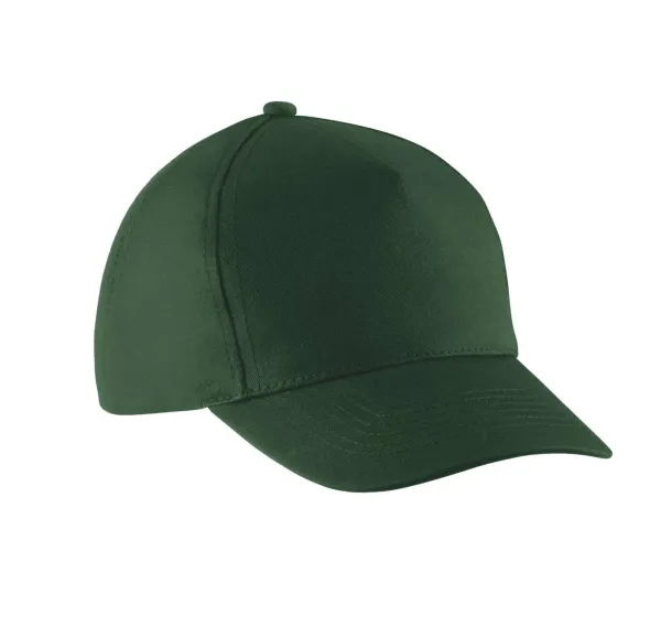  KIDS' COTTON CAP - 5 PANELS - K-UP Šumski zelena
