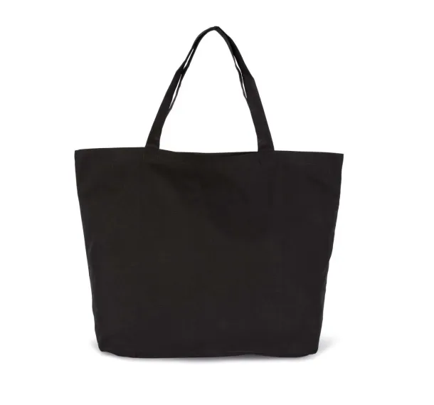  EXTRA-LARGE SHOPPING BAG IN COTTON - Kimood Black