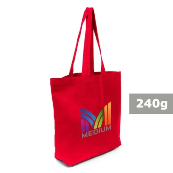 Ornell pamučna torba za kupovinu 240 gr/m2 red