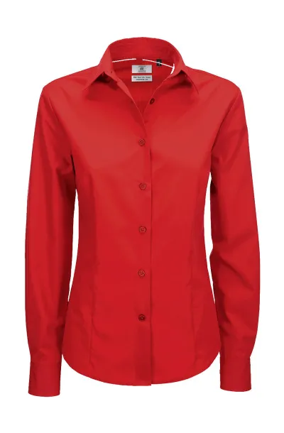  Smart LSL/women Poplin Shirt - B&C