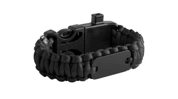 Peary survival bracelet Black