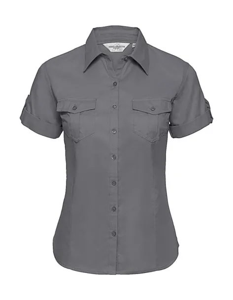 Ladies' Roll Sleeve Shirt - Russell Collection