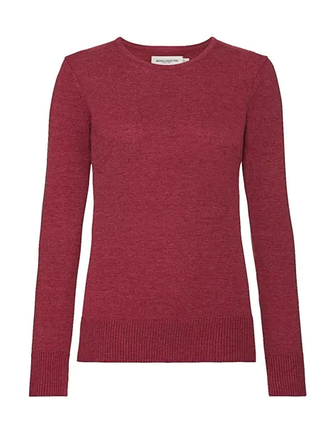  Ženski pleteni pulover s okruglim izrezom, 275 g/m² - Russell Collection