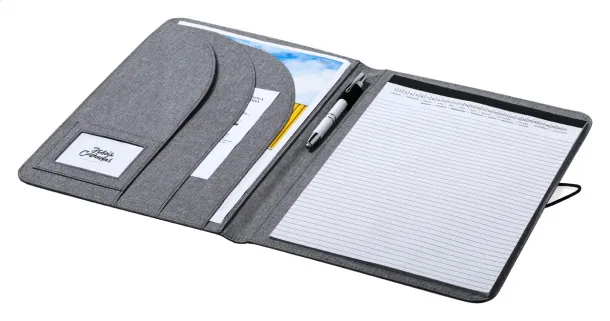 Dennis mapa za dokumente od RPET, A4 ash grey