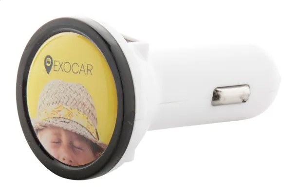 BiPower USB auto punjač Bijela