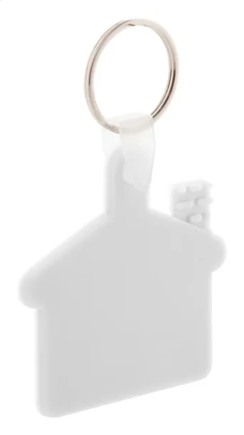 Cottage keyring White