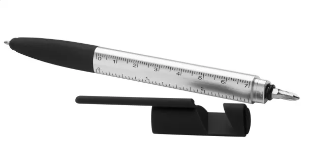 Handy touch ballpoint pen Black Silver