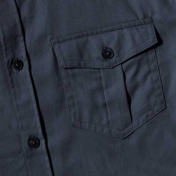  Men's Roll Sleeve Shirt LS - Russell Collection