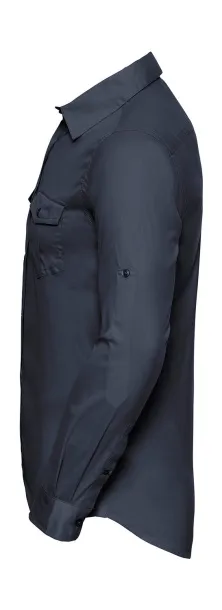  Men's Roll Sleeve Shirt LS - Russell Collection