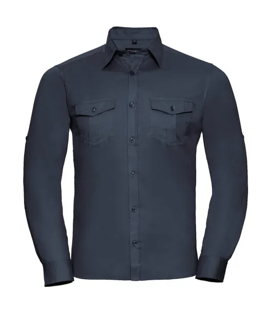  Men's Roll Sleeve Shirt LS - Russell Collection