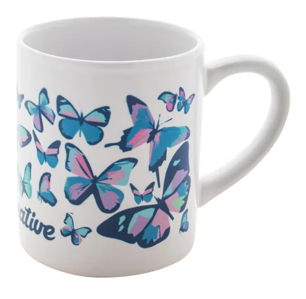 MultiColour Mini sublimacijska šalica, 200 ml Bijela