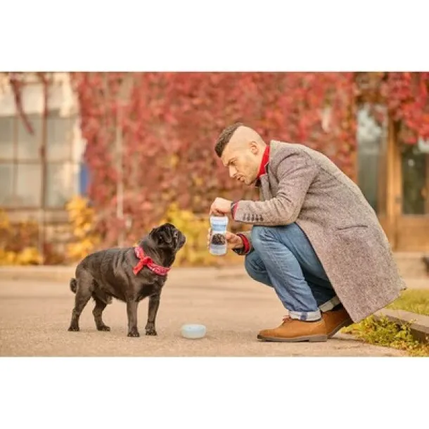  Travel set for dog, bowls for dog white
