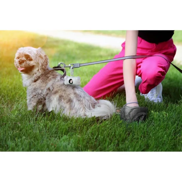  Waste bag dispenser for dog excrements orange