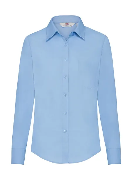  Ladies Poplin Shirt LS - Fruit of the Loom