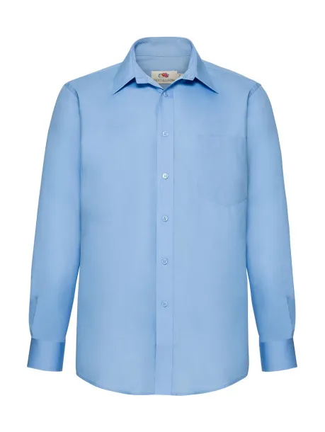  Poplin Shirt LS - Fruit of the Loom