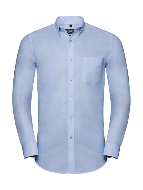  Men's LS Tailored Button-Down Oxford Shirt - Russell 