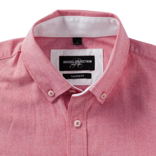  Men's LS Tailored Washed Oxford Shirt - Russell Collection